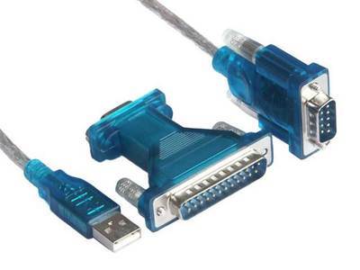 USB to RS232線與DB25P to USB線 深圳市達特環宇電子線材的電腦連接方案